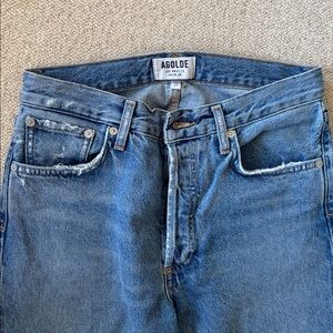 AGOLDE Jamie High Rise Classic Jean Passenger Wash